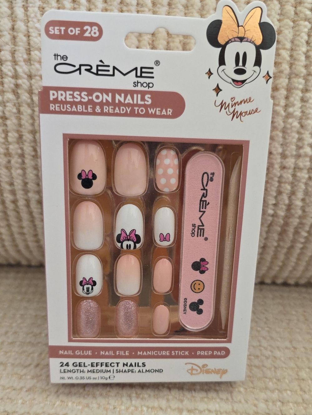 The Crème Shop x Disney Minnie Mouse Press-On Nails -